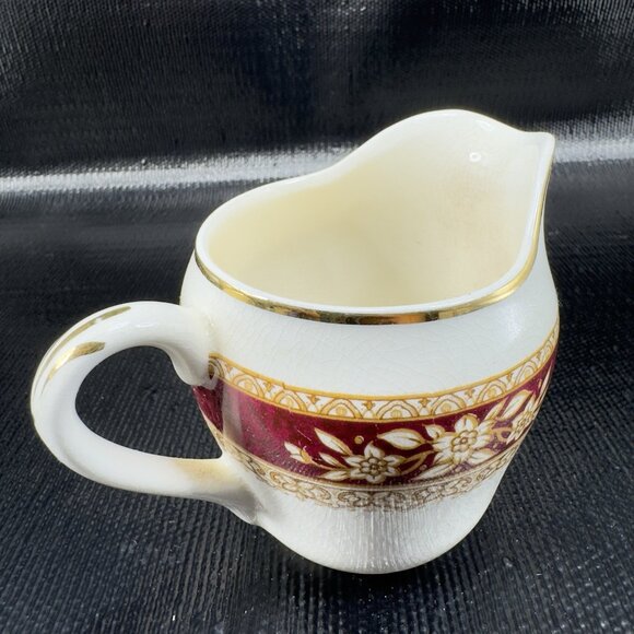 Antique Midwinter Pottery Burslem England Porcelon Porcelain Pitcher Creamer VTG - Picture 8 of 12